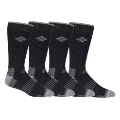 Men's Columbia Lifestyle Thermal Performance Crew Socks -Mens Winter Outdoor Clothing Shop 2295593 Black