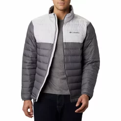 Men's Columbia Powder Lite Jacket -Mens Winter Outdoor Clothing Shop 3587555 City Gray