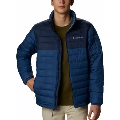 Men's Columbia Powder Lite Jacket -Mens Winter Outdoor Clothing Shop 3587555 Night Tide