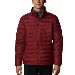 Men's Columbia Powder Lite Jacket -Mens Winter Outdoor Clothing Shop 3587555 Red Jasper