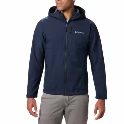 Men's Columbia Ascender Hooded Softshell Jacket -Mens Winter Outdoor Clothing Shop 3595932 Collegiate Navy