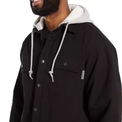 Men's Wolverine Overman Hooded Shirt Jacket -Mens Winter Outdoor Clothing Shop 3693550 ALT2