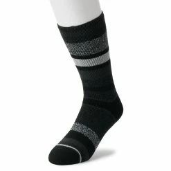 Men's Heat Holders LITE Thermal Striped Crew Socks