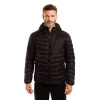 Men's Excelled Insulated Hooded Puffer Jacket -Mens Winter Outdoor Clothing Shop 3813810 Black