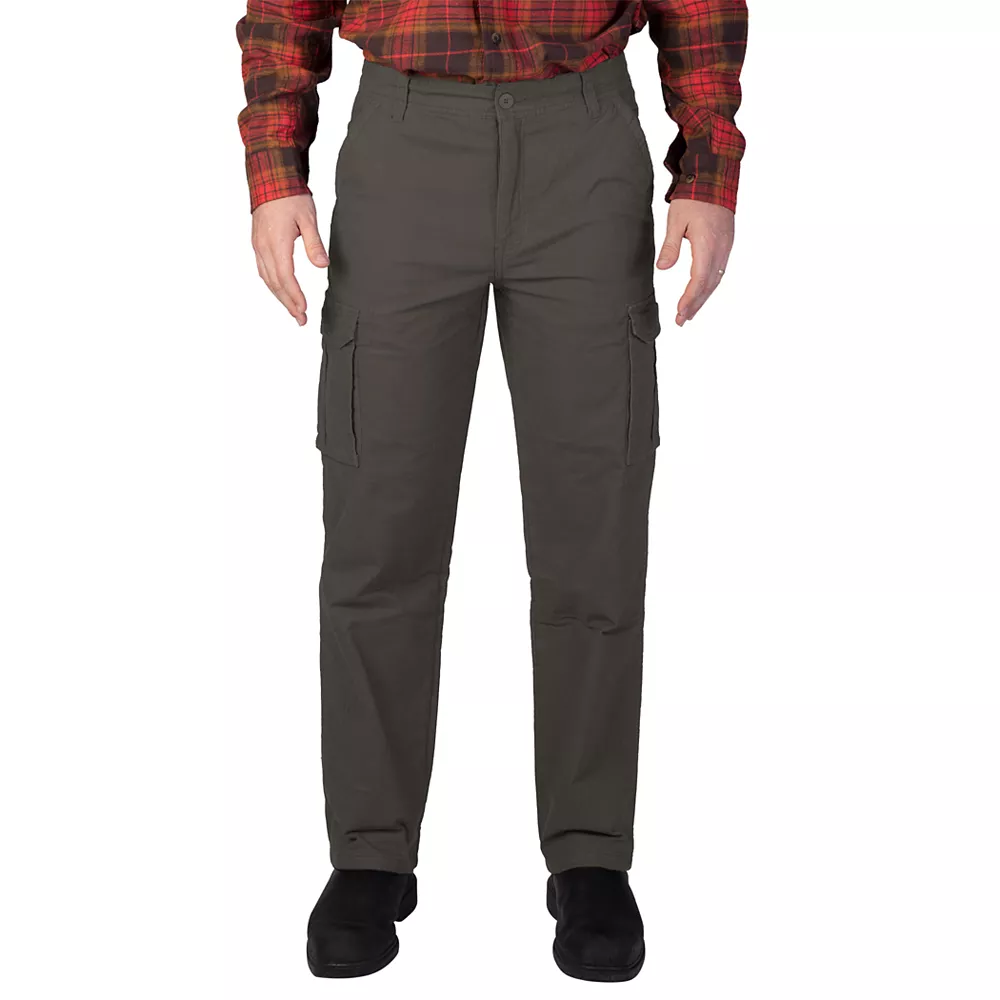 Men's Smith's Workwear Stretch Fleece-Lined Canvas Cargo Pant 3 Men's Smith's Workwear Stretch Fleece-Lined Canvas Cargo Pant