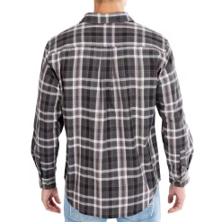 Men's Smith's Workwear Buffalo Plaid Flannel Button-Down Shirt -Mens Winter Outdoor Clothing Shop 4134071 ALT