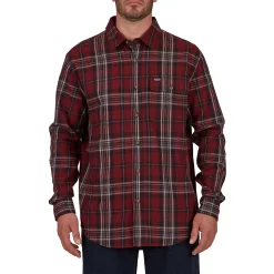 Men's Smith's Workwear Buffalo Plaid Flannel Button-Down Shirt