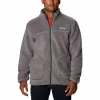 Men's Columbia Rugged Ridge II Sherpa Fleece Jacket -Mens Winter Outdoor Clothing Shop 4217685 City Gray
