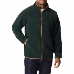 Men's Columbia Rugged Ridge II Sherpa Fleece Jacket -Mens Winter Outdoor Clothing Shop 4217685 Spruce