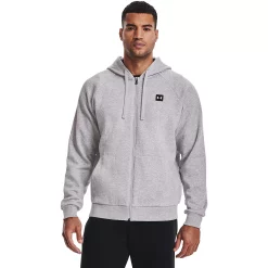 Men's Under Armour Rival Fleece Full-Zip Hoodie -Mens Winter Outdoor Clothing Shop 4265910 Mod Gray Light Heather