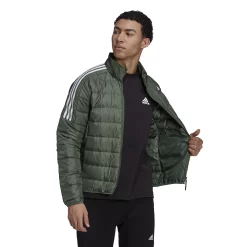 Men's adidas Core Down Jacket -Mens Winter Outdoor Clothing Shop 4323216 Green Oxid