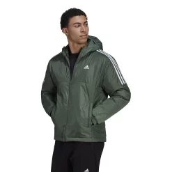 Men's adidas Core Insulated Hooded Jacket 15 Men's adidas Core Insulated Hooded Jacket -Mens Winter Outdoor Clothing Shop 4323243 Green Oxide