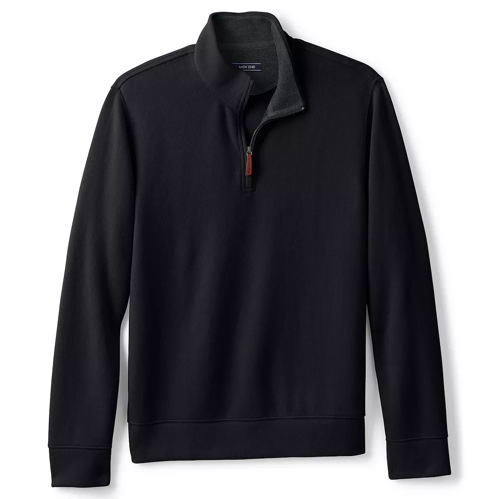 Men's Lands' End Bedford Regular-Fit Ribbed Quarter-Zip Pullover Sweater 13 Men's Lands' End Bedford Regular-Fit Ribbed Quarter-Zip Pullover Sweater - Image 11