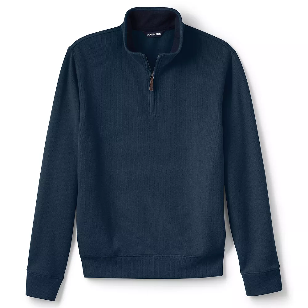 Men's Lands' End Bedford Regular-Fit Ribbed Quarter-Zip Pullover Sweater 10 Men's Lands' End Bedford Regular-Fit Ribbed Quarter-Zip Pullover Sweater - Image 8