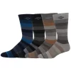 Men's Columbia 4-pack Wool-Blend Socks 1 Men's Columbia 4-pack Wool-Blend Socks -Mens Winter Outdoor Clothing Shop 4535211 Blue Gray Stripe