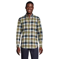 Men's Lands' End Traditional-Fit Flagship Flannel Shirt