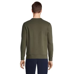 Big & Tall Lands' End Serious Sweats Crewneck Sweatshirt -Mens Winter Outdoor Clothing Shop 4552010 ALT