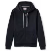 Big & Tall Lands' End Serious Sweats Full-Zip Hoodie -Mens Winter Outdoor Clothing Shop 4552015 Black