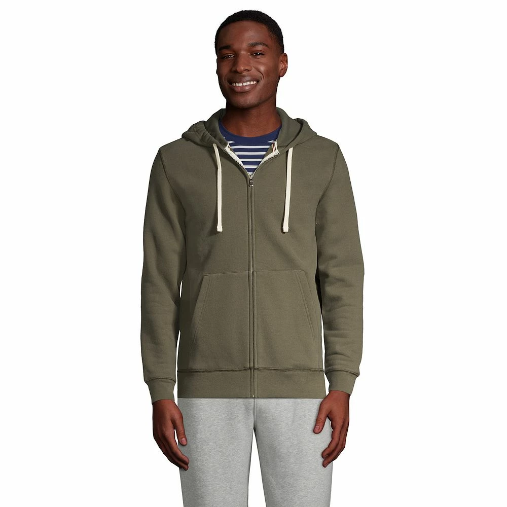 Big & Tall Lands' End Serious Sweats Full-Zip Hoodie 7 Big & Tall Lands' End Serious Sweats Full-Zip Hoodie - Image 5
