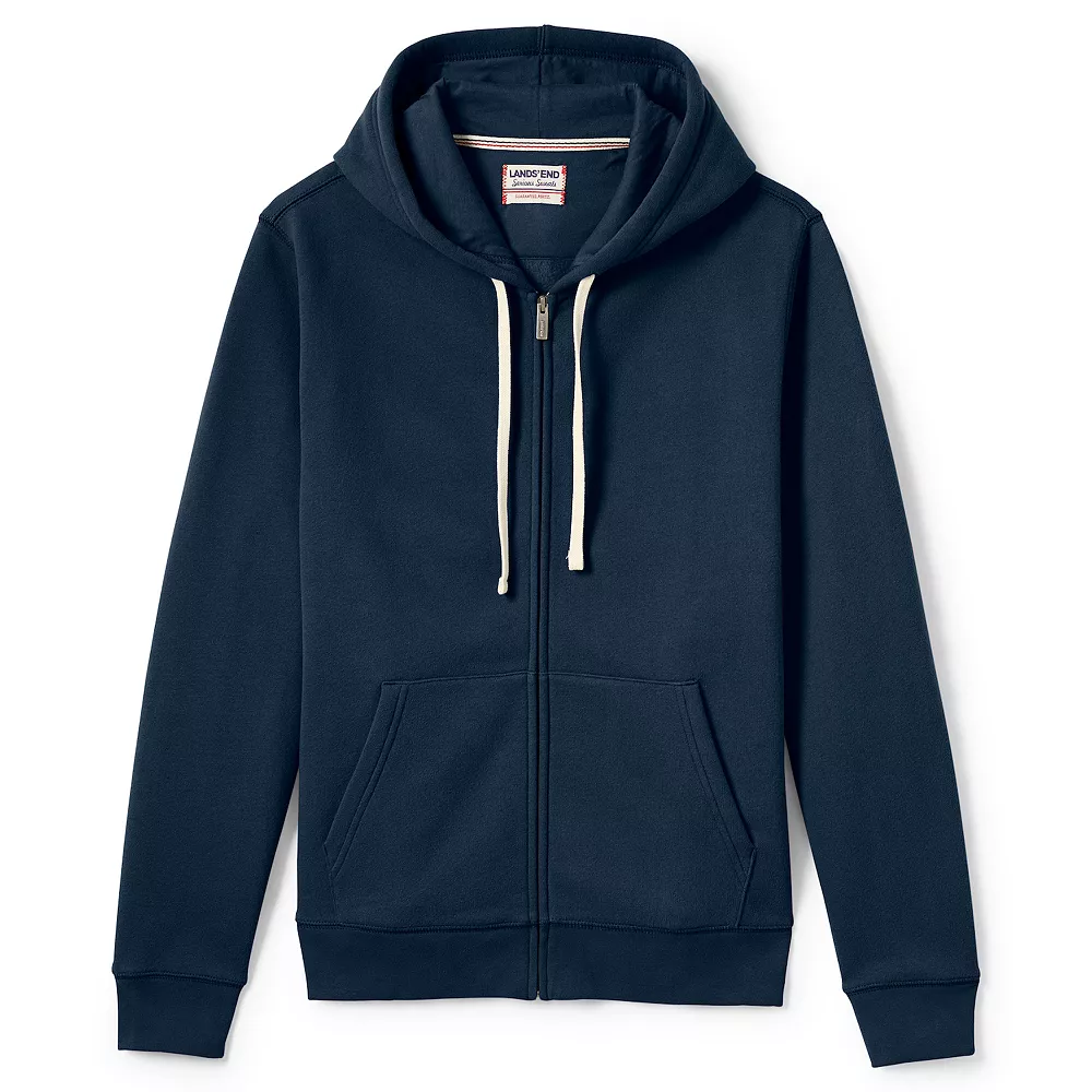 Big & Tall Lands' End Serious Sweats Full-Zip Hoodie 4 Big & Tall Lands' End Serious Sweats Full-Zip Hoodie - Image 2