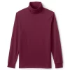 Big & Tall Lands' End Super Soft Supima Turtleneck -Mens Winter Outdoor Clothing Shop 4555556 Rich Burgundy