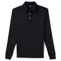 Big & Tall Lands' End Super Soft Supima Polo -Mens Winter Outdoor Clothing Shop 4561431 Black