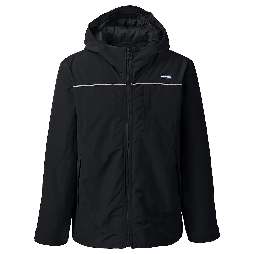 Men's Lands' End Squall Hooded Winter Jacket 3 Men's Lands' End Squall Hooded Winter Jacket
