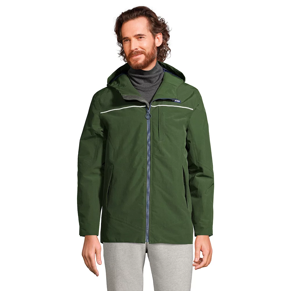 Men's Lands' End Squall Hooded Winter Jacket 4 Men's Lands' End Squall Hooded Winter Jacket - Image 2