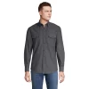 Men's Lands' End Traditional-Fit Comfort-First Lightweight Plaid Flannel Button-Down Shirt