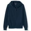 Men's Lands' End Cashmere Full-Zip Sweater Hoodie