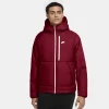 Men's Nike Sportswear Therma-FIT Legacy Hooded Jacket -Mens Winter Outdoor Clothing Shop 4901659 Red