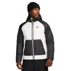 Men's Nike Sportswear Therma-FIT Legacy Hooded Jacket -Mens Winter Outdoor Clothing Shop 4901659 Smoke Grey Phantom