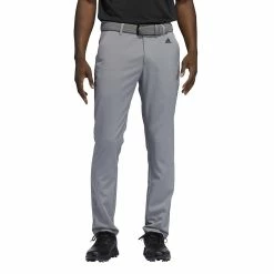 Men's adidas Primegreen Tapered Golf Pants -Mens Winter Outdoor Clothing Shop 4912732 Grey Three