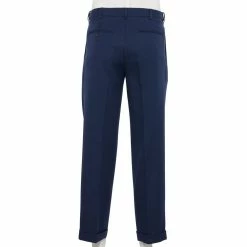 Men's Grand Slam Classic-Fit DriFlow Double-Pleated Expandable Waistband Performance Golf Pants -Mens Winter Outdoor Clothing Shop 4913208 ALT