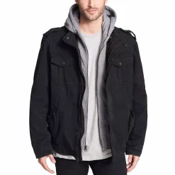 Men's Levi's® Washed Cotton Quilt-Lined Hooded Trucker Jacket 23 Men's Levi's® Washed Cotton Quilt-Lined Hooded Trucker Jacket -Mens Winter Outdoor Clothing Shop 4913812 ALT3