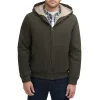 Men's Levi's Canvas Workwear Sherpa-Lined Hooded Bomber
