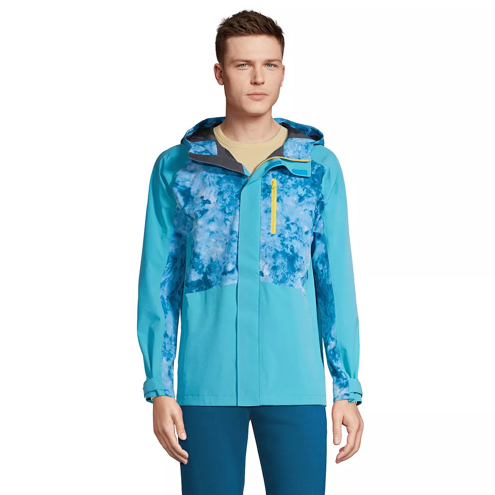 Men's Lands' End 2.5 Layer Waterproof Shell Jacket 5 Men's Lands' End 2.5 Layer Waterproof Shell Jacket - Image 3