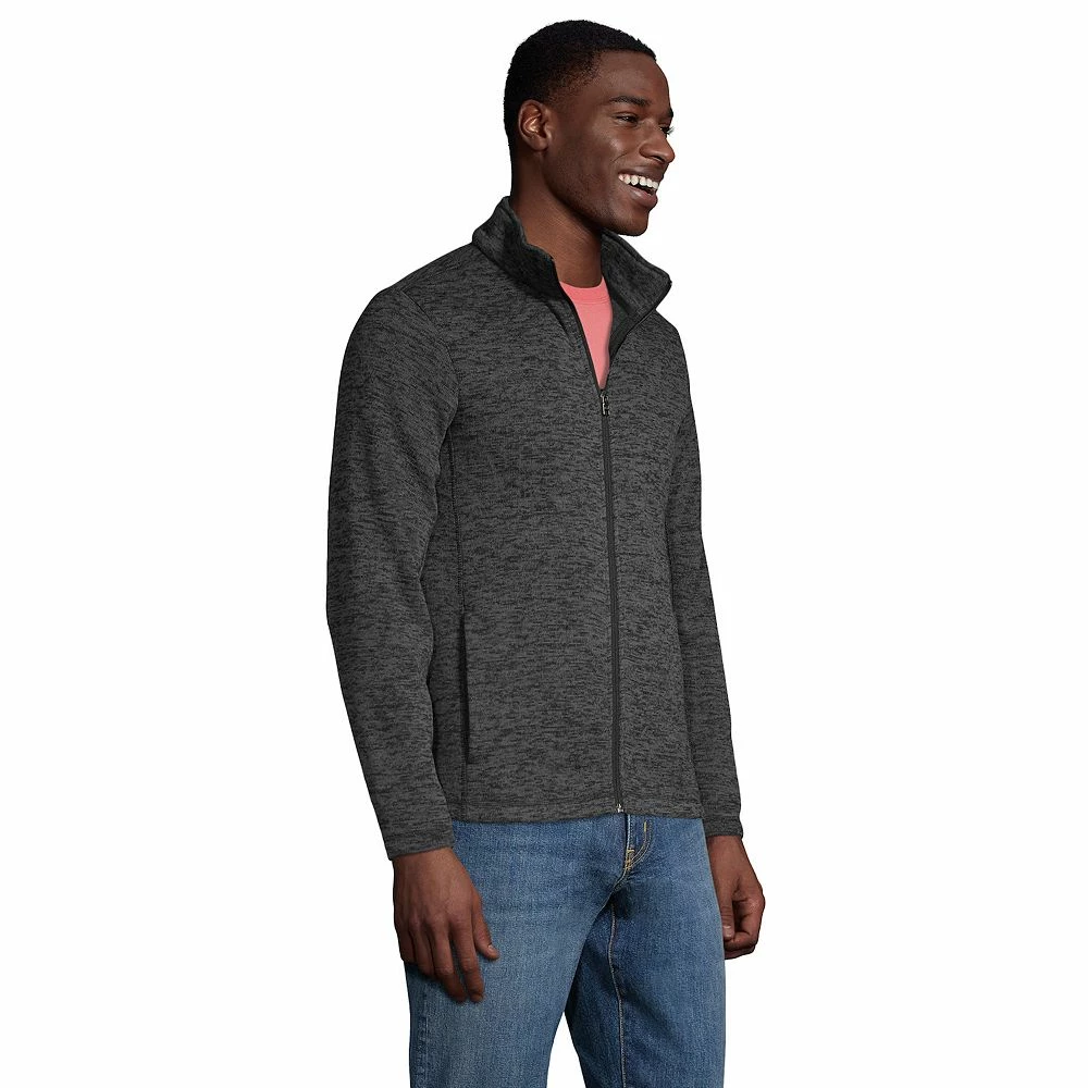 Men's Lands' End Sweater Fleece Jacket 9 Men's Lands' End Sweater Fleece Jacket - Image 7