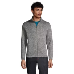 Men's Lands' End Sweater Fleece Jacket 12 Men's Lands' End Sweater Fleece Jacket -Mens Winter Outdoor Clothing Shop 4941422 Arctic Gray