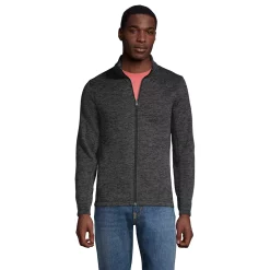 Men's Lands' End Sweater Fleece Jacket