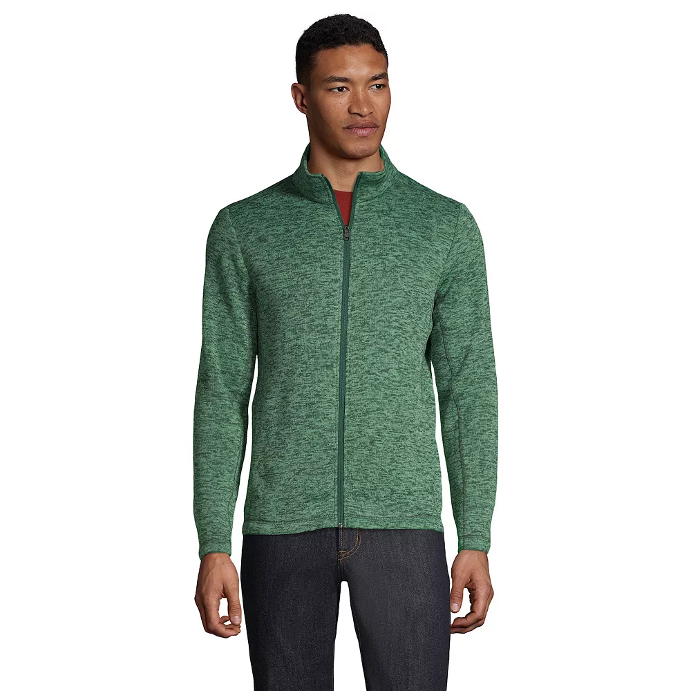 Men's Lands' End Sweater Fleece Jacket 4 Men's Lands' End Sweater Fleece Jacket - Image 2