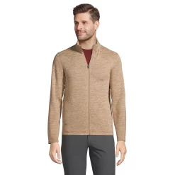 Men's Lands' End Sweater Fleece Jacket 13 Men's Lands' End Sweater Fleece Jacket -Mens Winter Outdoor Clothing Shop 4941422 Rich Camel Heather