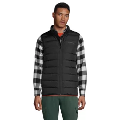 Men's Lands' End 600 Down Vest -Mens Winter Outdoor Clothing Shop 4941436 Black