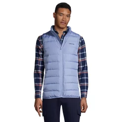 Men's Lands' End 600 Down Vest -Mens Winter Outdoor Clothing Shop 4941436 Cloudy Blue