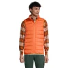 Men's Lands' End 600 Down Vest -Mens Winter Outdoor Clothing Shop 4941436 Flamingo Orange