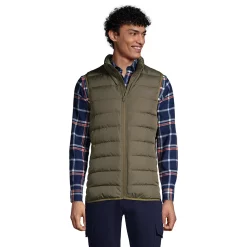 Men's Lands' End 600 Down Vest -Mens Winter Outdoor Clothing Shop 4941436 Forest Moss