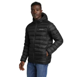 Men's Eddie Bauer CirrusLite Hooded Down Jacket -Mens Winter Outdoor Clothing Shop 5035476 Black