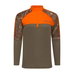 Men's Realtree Performance Edge Camo Quarter-Zip Pullover Top