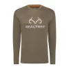Men's Realtree Performance Antler Graphic Crewneck Tee 2 Men's Realtree Performance Antler Graphic Crewneck Tee -Mens Winter Outdoor Clothing Shop 5126138 Military Green