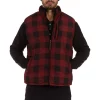 Men's Smith's Workwear Printed Sherpa-Lined Vest 2 Men's Smith's Workwear Printed Sherpa-Lined Vest -Mens Winter Outdoor Clothing Shop 5156345